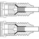 CMYK 66624 coaxial cable 5 m F-type White