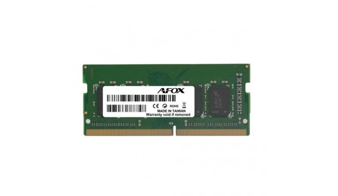 AFOX AFSD38BK1P memory module 8 GB 1 x 8 GB DDR3 1600 MHz