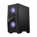 MSI MAG FORGE 100M Mid Tower Gaming Computer Case &#039;Black, 2x 120mm RGB PWM Fan, 1x 120mm Fan, 1