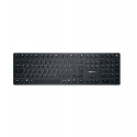 CHERRY KW X ULP keyboard USB + RF Wireless + Bluetooth QWERTZ German Black