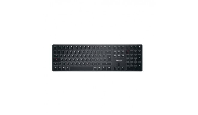 CHERRY KW X ULP keyboard Universal USB + RF Wireless + Bluetooth QWERTZ German Black