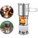 Wood-heated camping stove AG733
