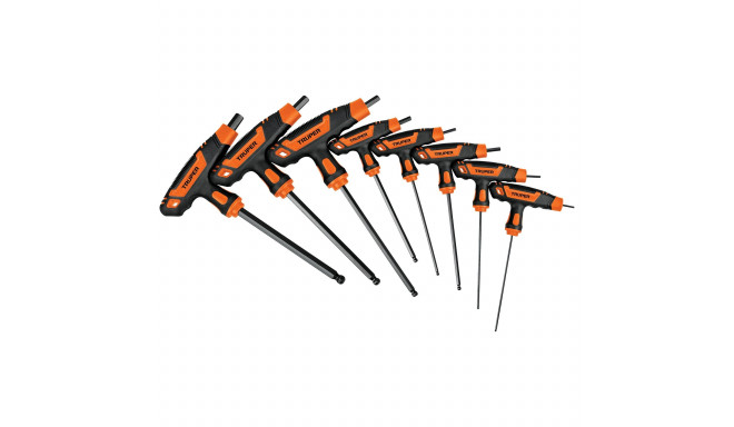 Hex key set with T-handle 2-10mm Truper®