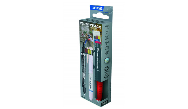 Plumber´s set of markers Markal PLUMB´PACK