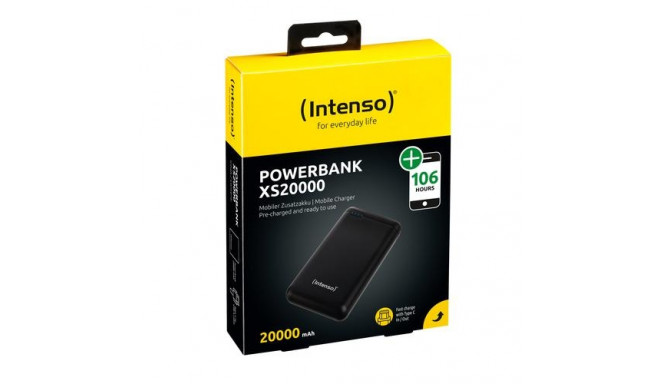 Intenso XS20000 Lithium Polymer (LiPo) 20000 mAh Black