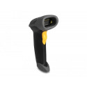 DeLOCK 90584 barcode reader Handheld bar code reader 1D Laser Black