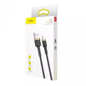 Baseus CALKLF-CV1 lightning cable 2 m Black, Gold