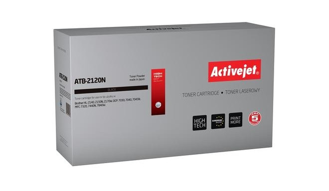 Activejet ATB-2120N toner (replacement for Brother TN-2120; Supreme; 2500 pages; black)