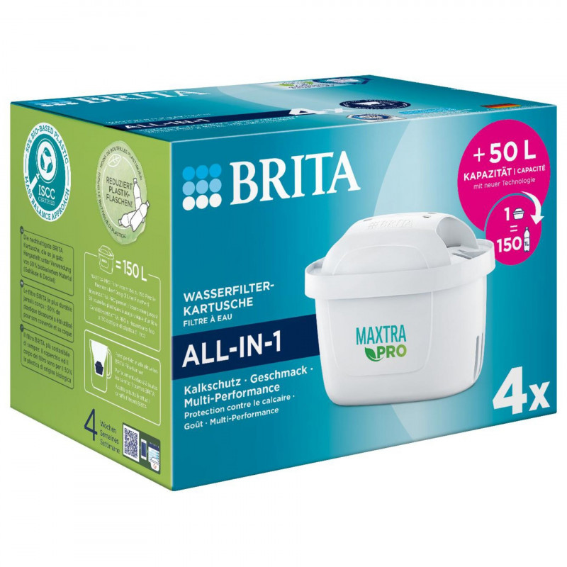 BRITA MAXTRA PRO ALL-IN-1 - the most sustainable BRITA filter ever. 