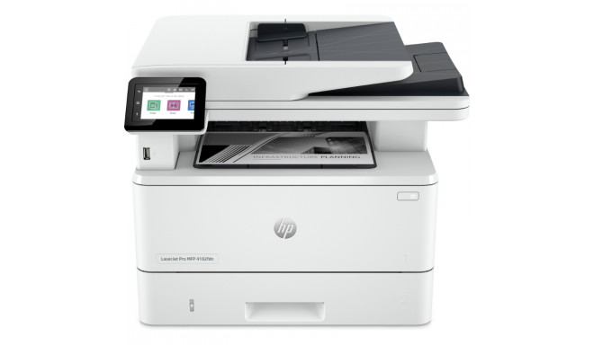 HP LaserJet Pro MFP 4102fdn AIO All-in-One Printer - A4 Mono Laser, Print/Copy/Dual-Side Scan, Autom