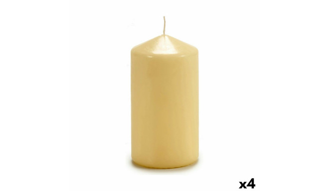 Candle Acorde CY70130M Cream 7 x 13 x 7 cm (4 Units)