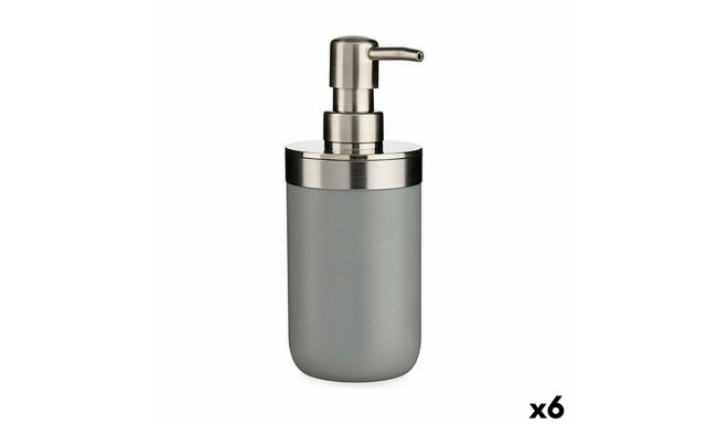 Soap Dispenser Grey Plastic 350 ml (6 Units)