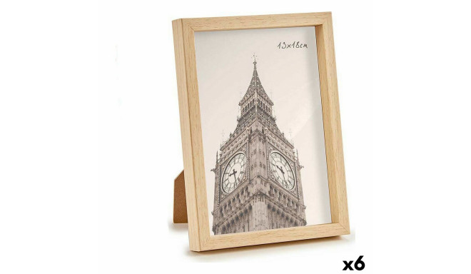 Photo frame 15,6 x 2 x 20,7 cm Brown Plastic (6 Units)