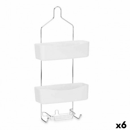 Vannitoariiul Berilo W7072 - 382 Valge Metall Plastmass 28 x 60 x 14 cm (6 Ühikut)