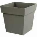 Plant pot EDA Tuscan  39 x 39 x 39 cm Taupe Squared polypropylene