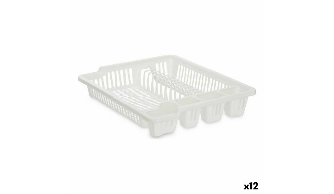 Draining Rack for Kitchen Sink Kinvara 2601405-2 2601405-2 White 46 x 8 x 37,5 cm (12 Units)