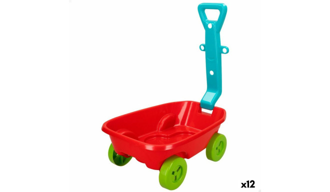 Beach toys set Colorbaby Wheelbarrow polypropylene (12 Units)