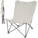 Foldable Camping Chair Aktive Beige 78 x 90 x 76 cm (4 Units)