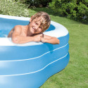Inflatable pool Intex Blue 229 x 56 x 229 cm 1250 L (2 Units)