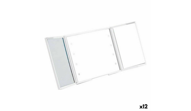 Taskupeegel Berilo YXL2150-CC01 Valge ABS 1,5 x 9,5 x 11,5 cm LED Kerge (12 Ühikut)