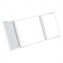 Pocket Mirror White LED Light 1,5 x 9,5 x 11,5 cm (12 Units)