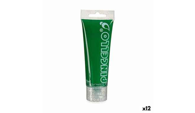Acrylic paint Pincello AC75-3 AC75-3 Dark green 75 ml (12 Units)