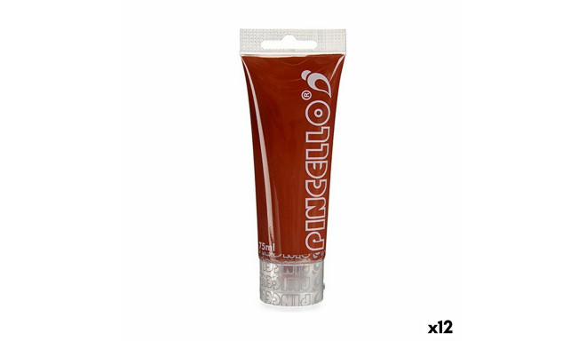 Acrylic paint 75 ml Brown (12 Units)