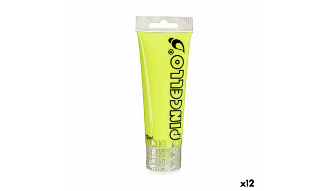 Akrüülvärv Pincello AC75N-1 Kollane 75 ml (12 Ühikut)