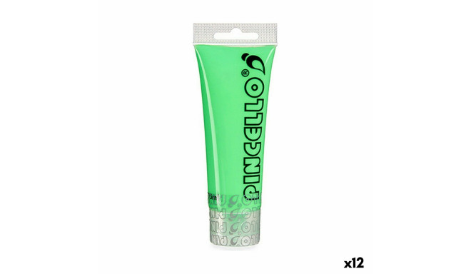 Acrylic paint Neon 75 ml Green (12 Units)