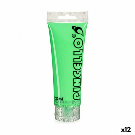 Acrylic paint Pincello AC120N-3 Neon Green 120 ml (12 Units)