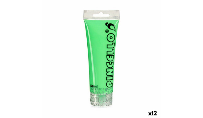 Acrylic paint Neon Green 120 ml (12 Units)