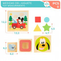 Stacking Blocks Disney 12,2 x 12,2 x 12,2 cm 8 Pieces 4 Units