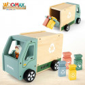 Garbage Truck Woomax 8 Pieces Toy 24 x 15 x 13,5 cm (4 Units)