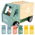 Prügiauto Woomax 8 Tükid, osad Mänguasi 24 x 15 x 13,5 cm (4 Ühikut)