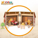 Playset Woomax Ferma 19 x 18 x 19 cm 9 Daudzums 4 gb.