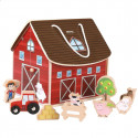 Playset Woomax Farm 19 x 18 x 19 cm 9 Pieces 4 Units