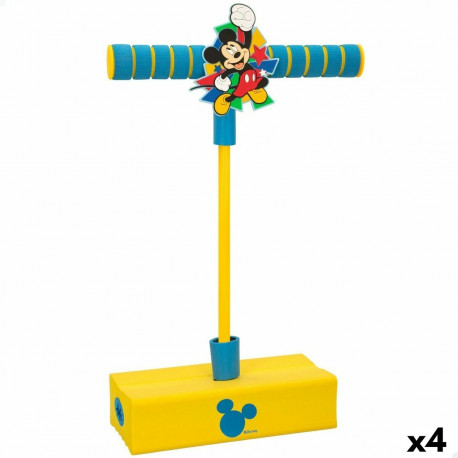 Pogo põrgataja Mickey Mouse 3D Kollane Laste (4 Ühikut)