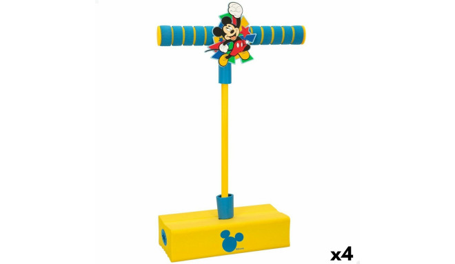 Pogo põrgataja Mickey Mouse 3D Kollane Laste (4 Ühikut)