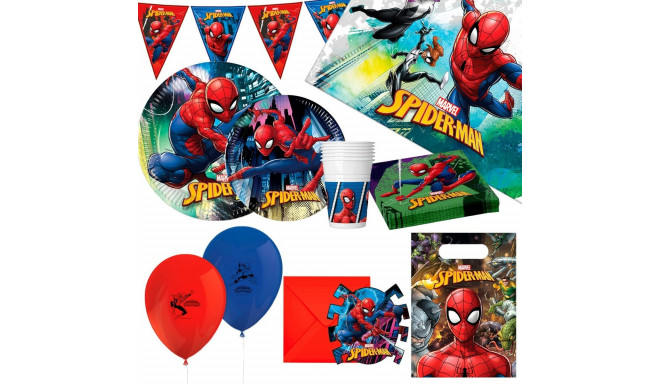 Party supply set Spider-Man 66 Pieces