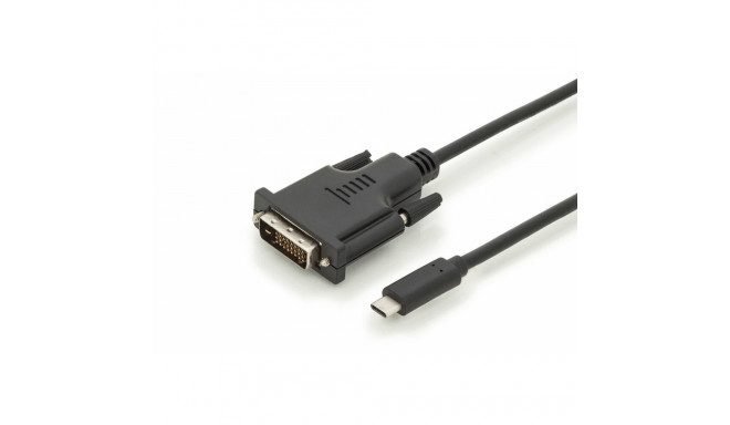 USB-C-kaabel Digitus AK-300332-020-S Must 2 m