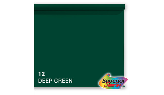 Superior Background Paper 12 Deep Green 1.35 x 11m