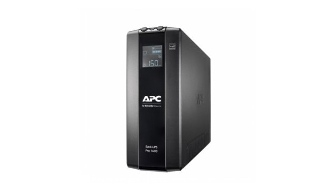 APC BACK UPS PRO BR 1600VA, 8 OUTLETS, AVR, LCD INTERFACE