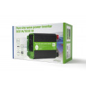 EnerGenie EG-PWC-PS500-01 power adapter/inverter Auto 500 W Black, Green