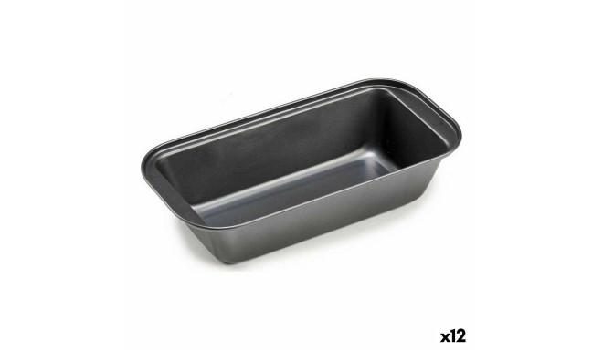 Rectangular Mould Kinvara CK80899 CK80899 Dark grey Metal Carbon steel 25 x 6,2 x 13 cm 13 x 6,2 x 2