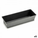 Ahjuvorm 11,5 x 7,7 x 31 cm Metall Tumehall Süsinikteras (12 Ühikut)