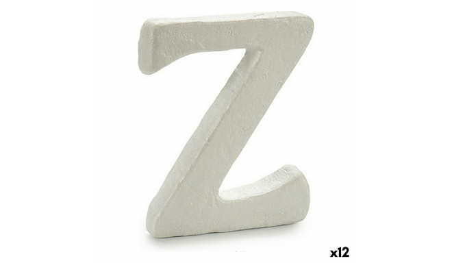 письмо Z Белый полистирол 1 x 15 x 13,5 cm (12 штук)