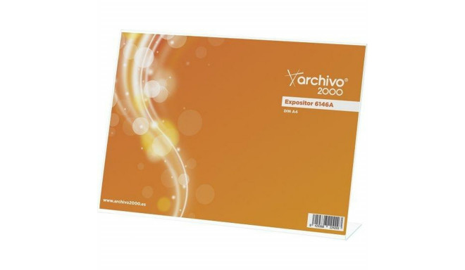 Counter Display Archivo 2000 Tablecloth Horizontal Transparent Din A4