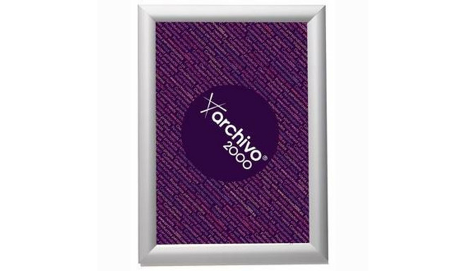 Counter Display Archivo 2000 With frame Silver Din A3