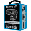 SANDBERG USB Webcam 1080P Saver No driver installation needed With a clamp for the flatscreen Stereo