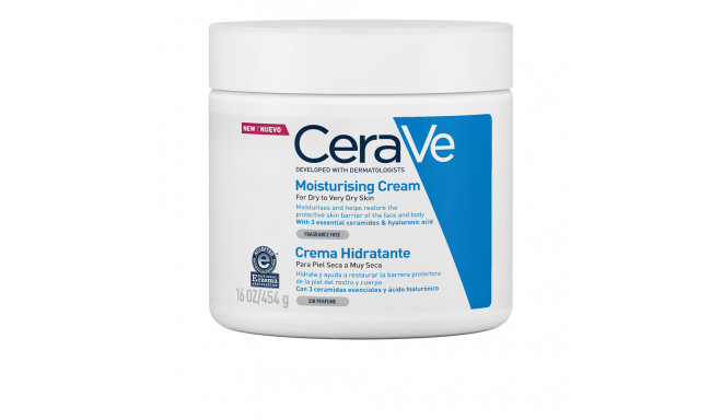 CERAVE CREMA HIDRATANTE para piel seca a muy seca 454 gr